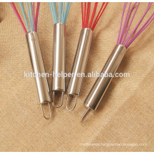 FDA silicone and top quality stainless steel egg beater